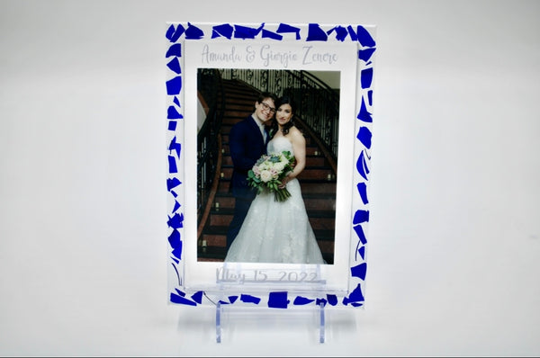 Chuppah Glass Picture/ Invitation Frame