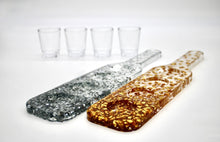 Load image into Gallery viewer, Glass Pieces Shot Glass Holder set
